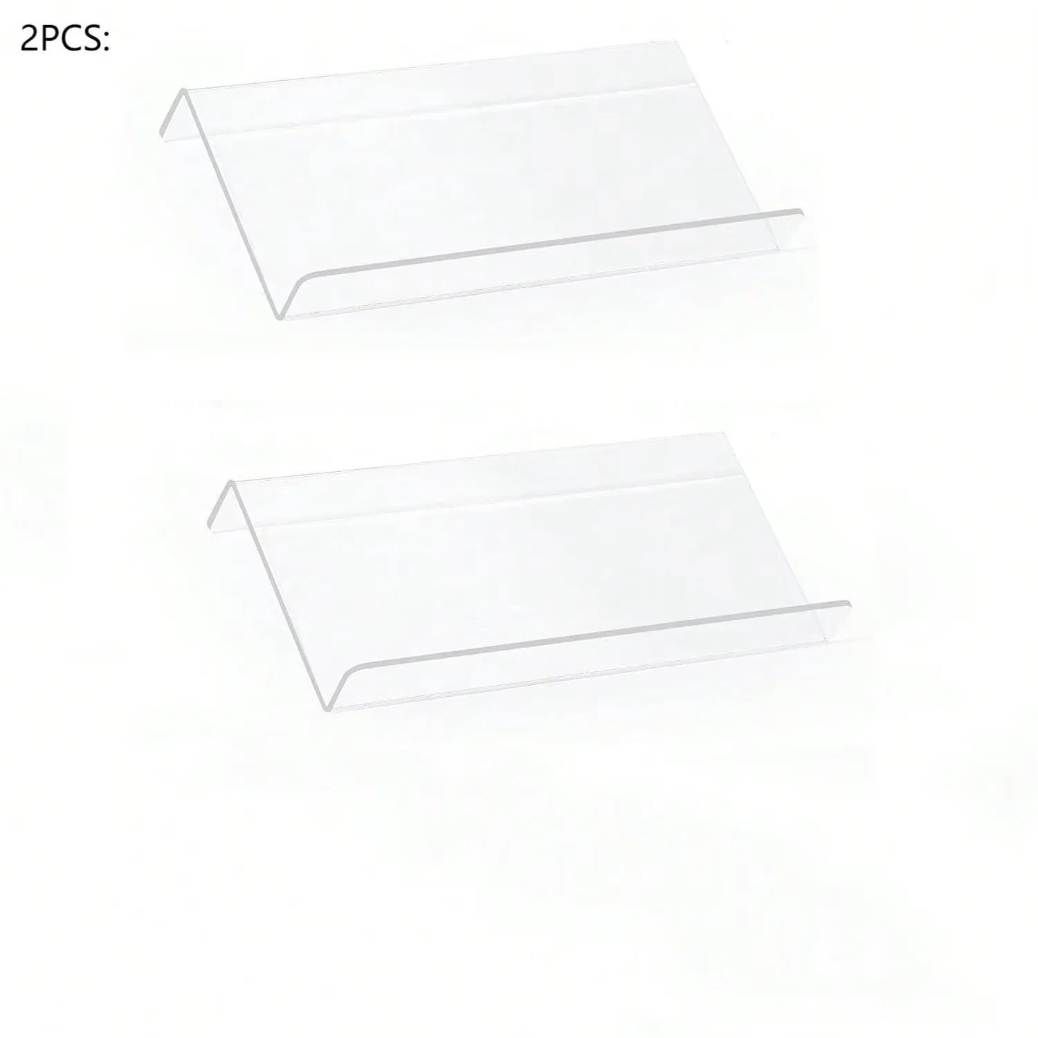 Acrylic Spice Drawer Organizer Tray — Slanted, Expandable, Clear or Black