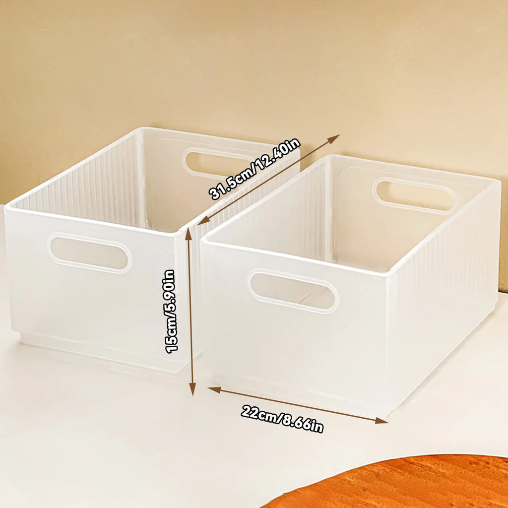 WORTHBUY Folding Fridge Storage Box — Pull-Out, Fruit & Vegetable Organizer