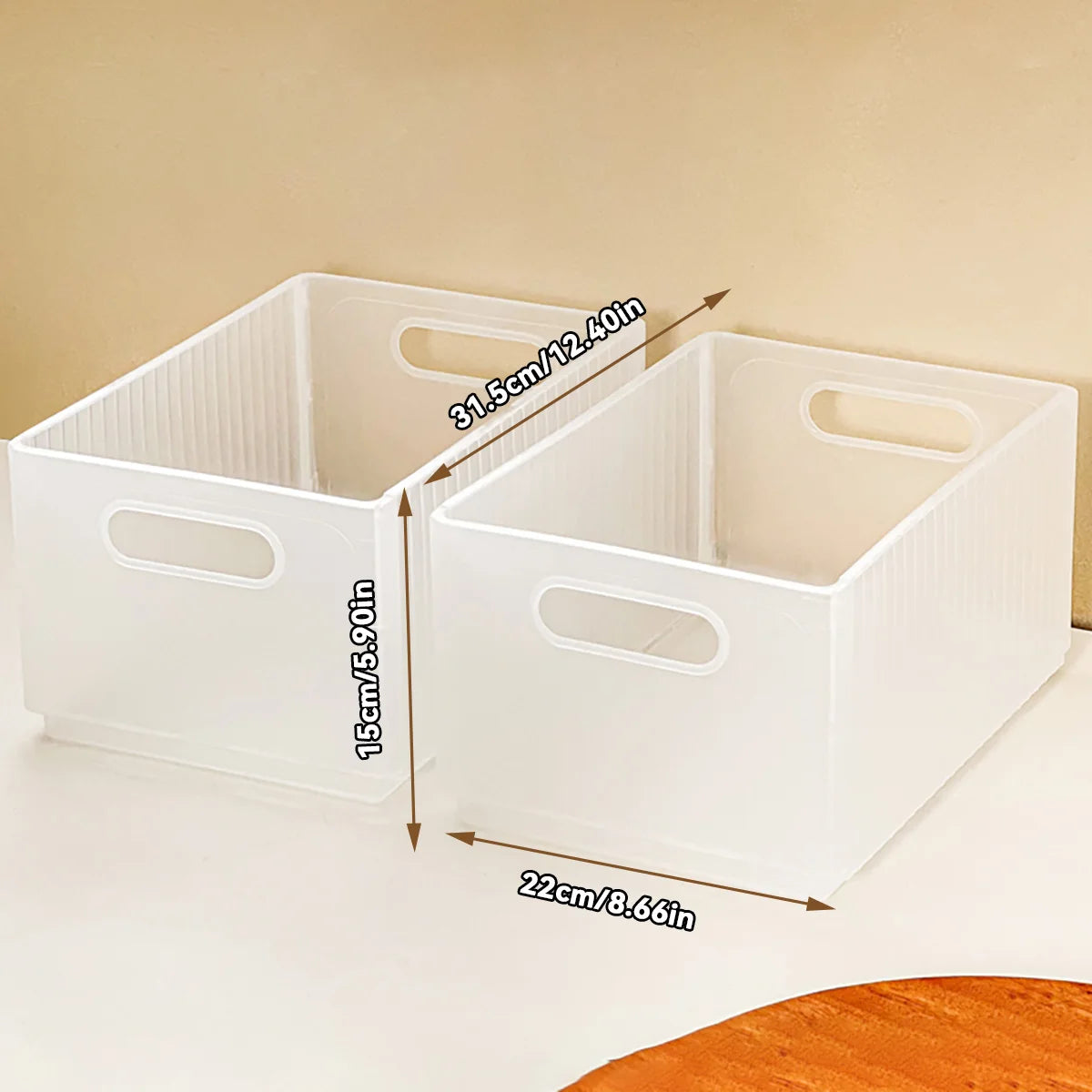 WORTHBUY Folding Fridge Storage Box — Pull-Out, Fruit & Vegetable Organizer