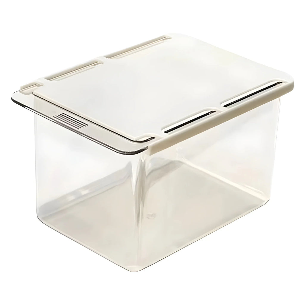 Transparent Pull-Out Drawer Storage Box — Bathroom Cotton & Swab Organizer