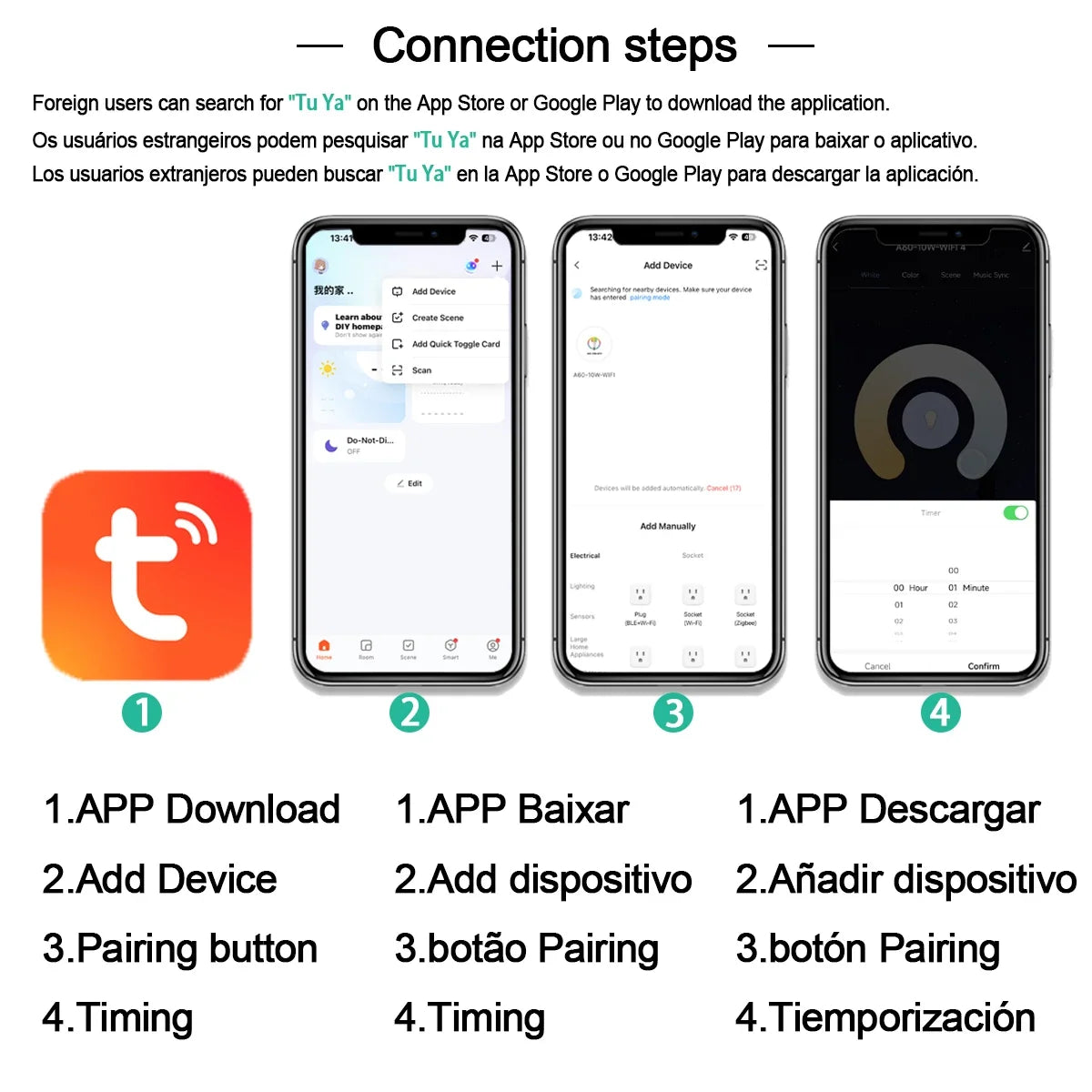 Tuya WiFi GU10 Smart Spotlight — Dimmable, Alexa & Google Compatible