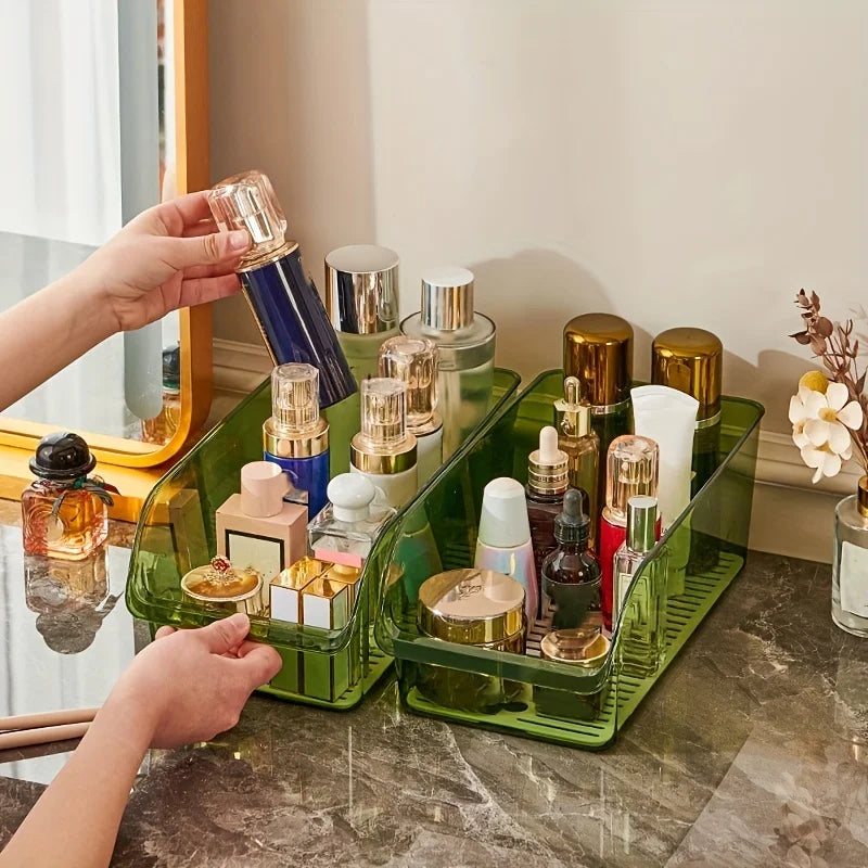 Fridge Drawer Storage Box with Handle — Multipurpose, Draining Design