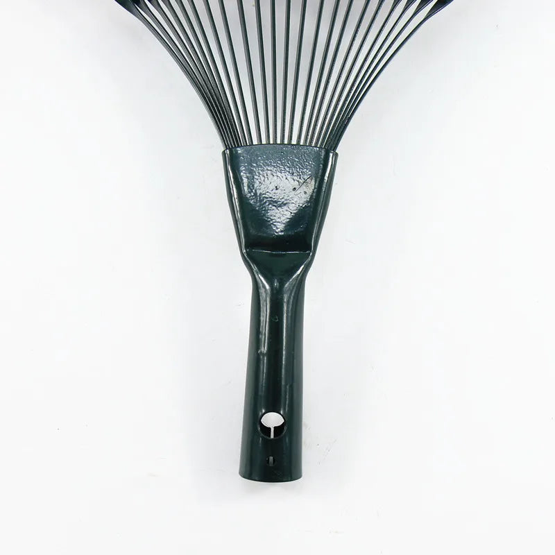 22-Tooth Iron Garden Rake – Durable Leaf & Soil Rake for Gardeners & Landscapers