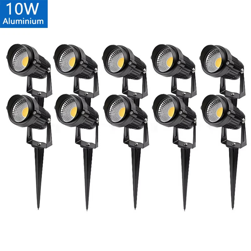 Zhengde LED Spike Lawn Lamp – 5W–20W IP65 Landscape Spotlight AC/DC