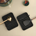 1pcs Spatula Lid Holder Multi-Functional Draining Rack Kitchen Storage Organiser Worktop Spatula Rack Spoon and Spatula Stand