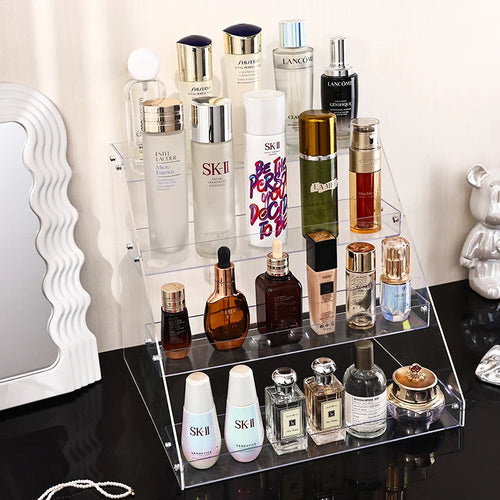 Acrylic Tiered Skincare & Cosmetics Display Rack