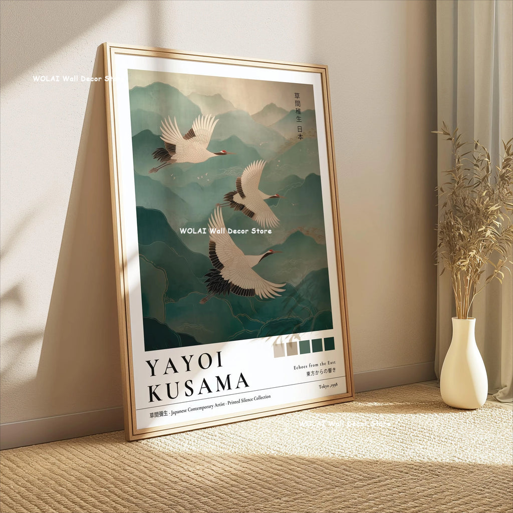 Japanese Wall Art Canvas Prints — Coral Reef, Mushrooms & Mount Fuji, Set of 1 or 3