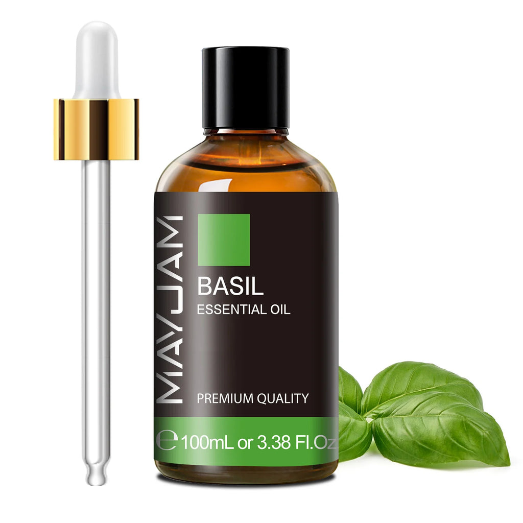 MAYJAM 100ml Pure Plant Essential Oil — Mint, Bergamot, Patchouli, Lemongrass & More