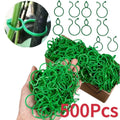 Garden Vine Strapping Clips – Figure-8 PE Buckle Ring for Tomatoes, Grapevines & Climbing Plants (50/100/500 pcs)