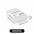 Refrigerator Frozen Meat & Food Fresh-Keeping Box — Portable, Microwave Safe