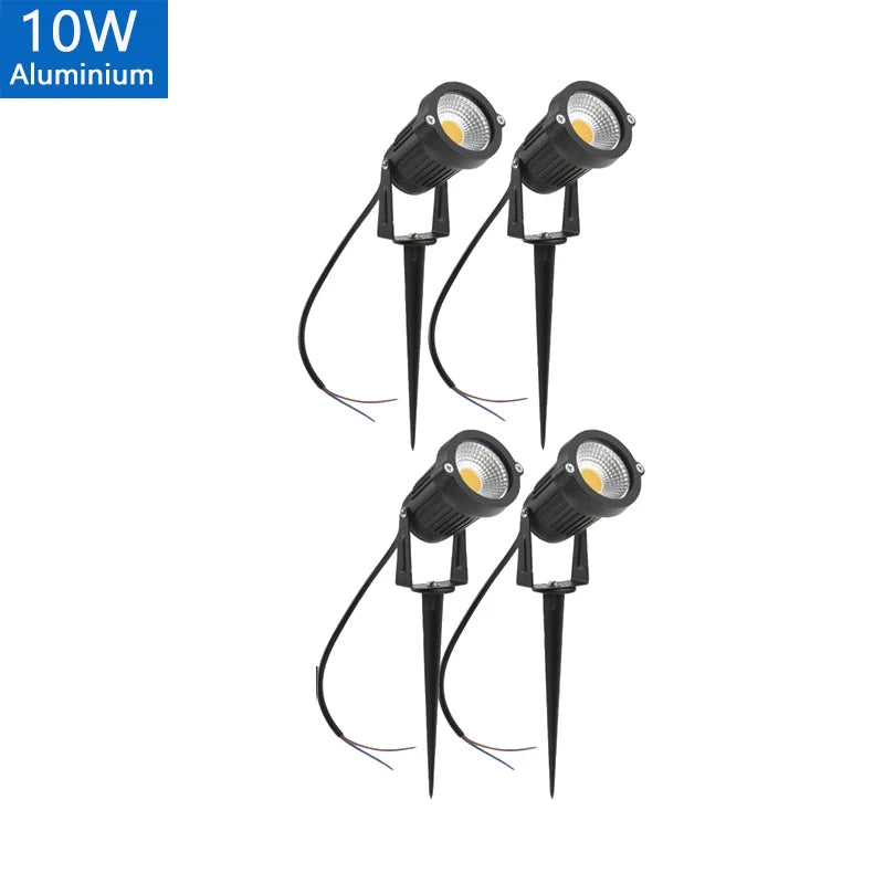 Zhengde LED Spike Lawn Lamp – 5W–20W IP65 Landscape Spotlight AC/DC