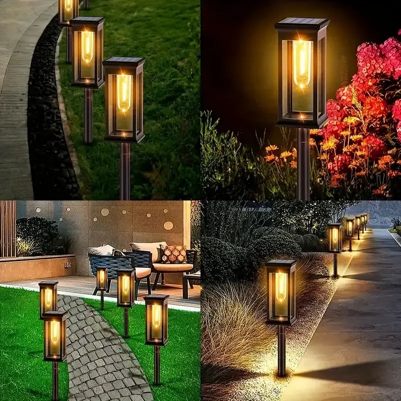 ZTree Solar Pathway Lights – IP65 Outdoor Garden & Lawn Stake Lamps