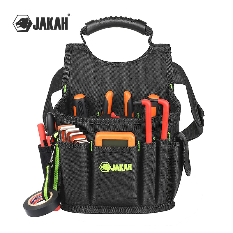 Electrician Multi-Pocket Tool Bag – Portable Polyester Hardware Storage Pouch