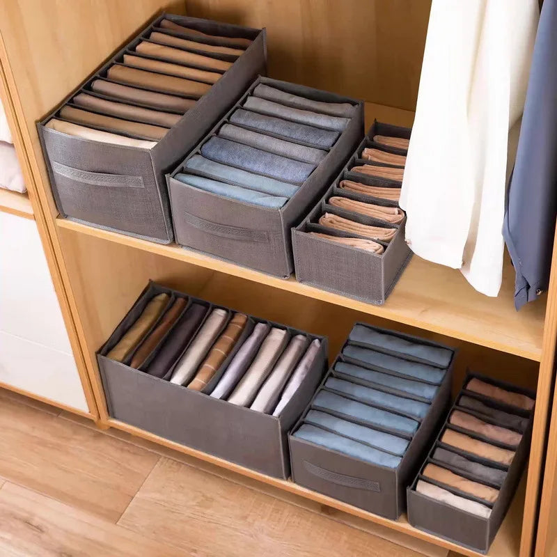 Foldable Closet Drawer Organizer — Clothes & Underwear Storage