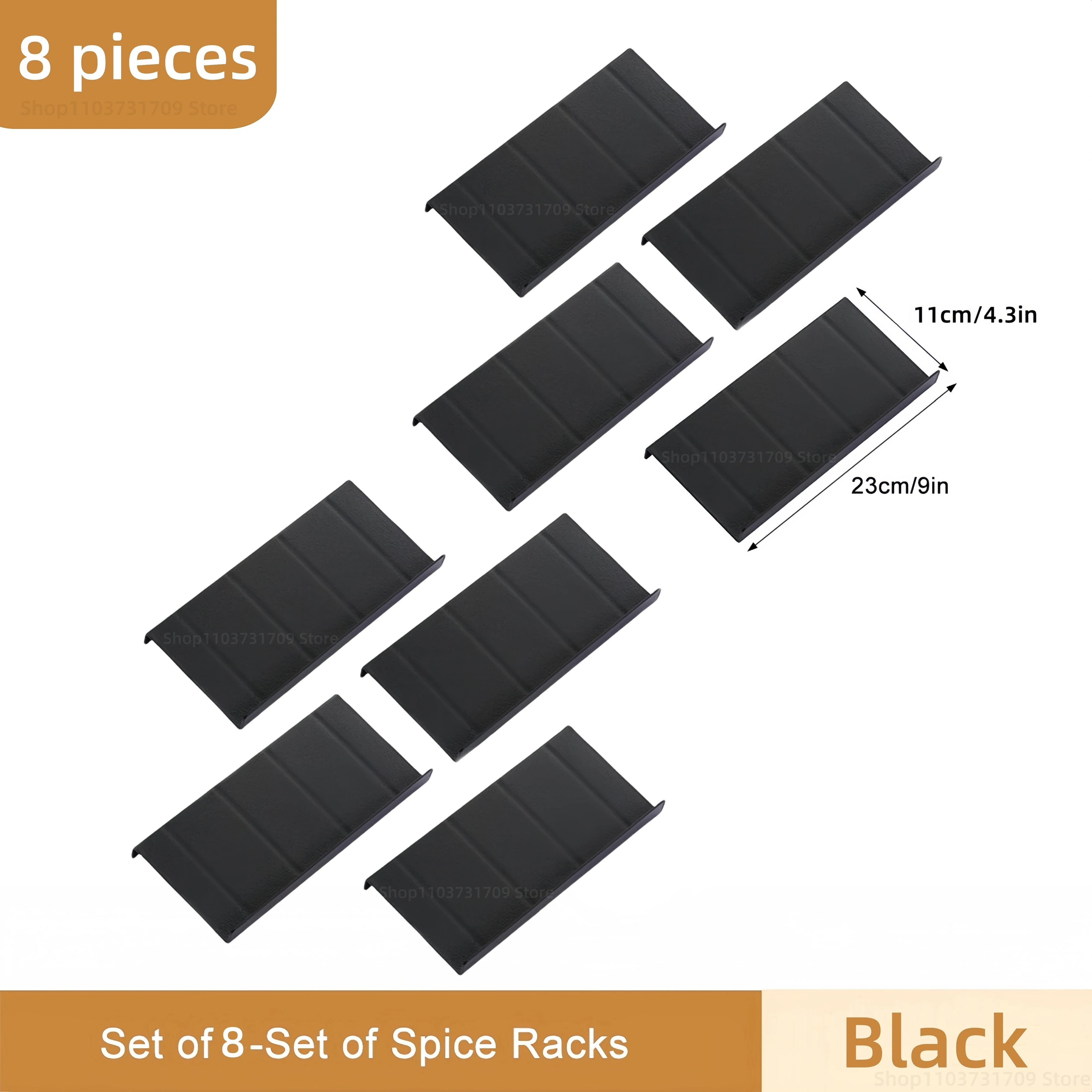 4-Layer Drawer Spice Rack Organizer — Stepped Design, Combinable