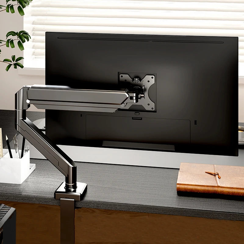 Single Monitor Arm — Adjustable Desk Mount for 14–32" Screens
