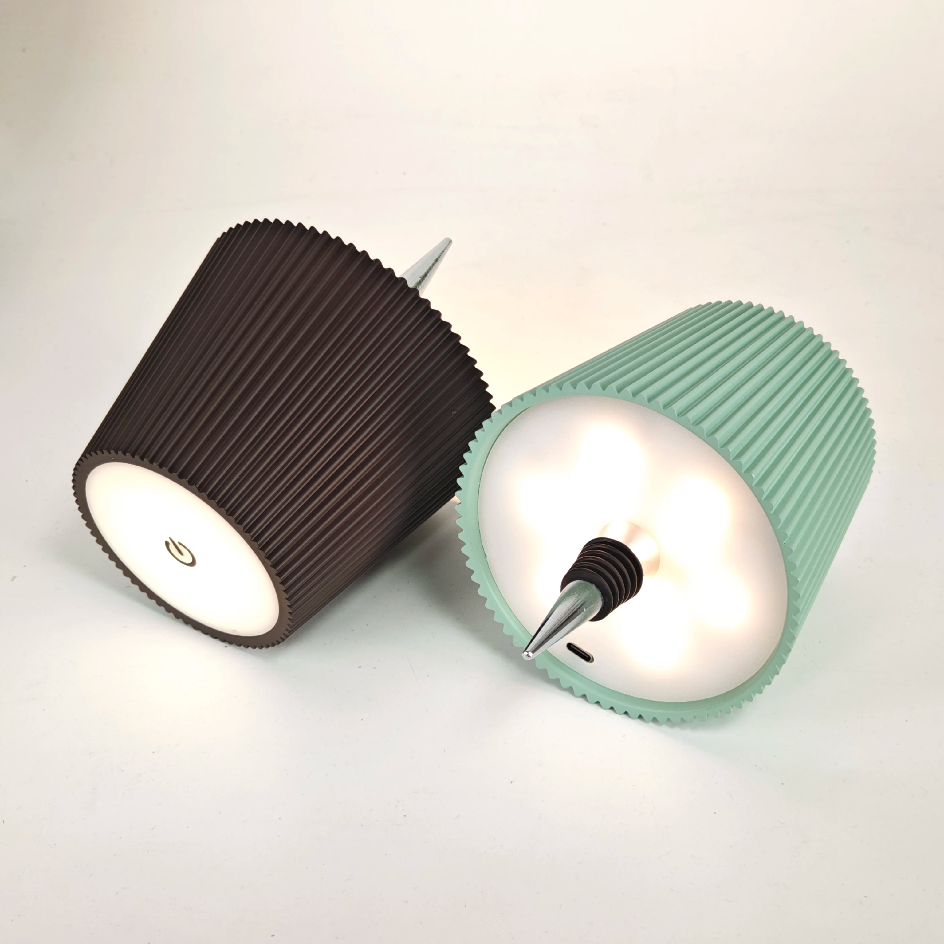 Wireless Wine Bottle LED Lamp — Touch Dimming, USB Rechargeable