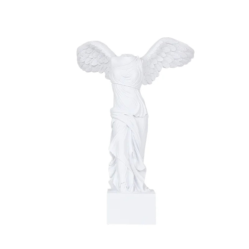 Winged Victory of Samothrace Resin Figurine — 24.5 cm Greek Goddess Sculpture