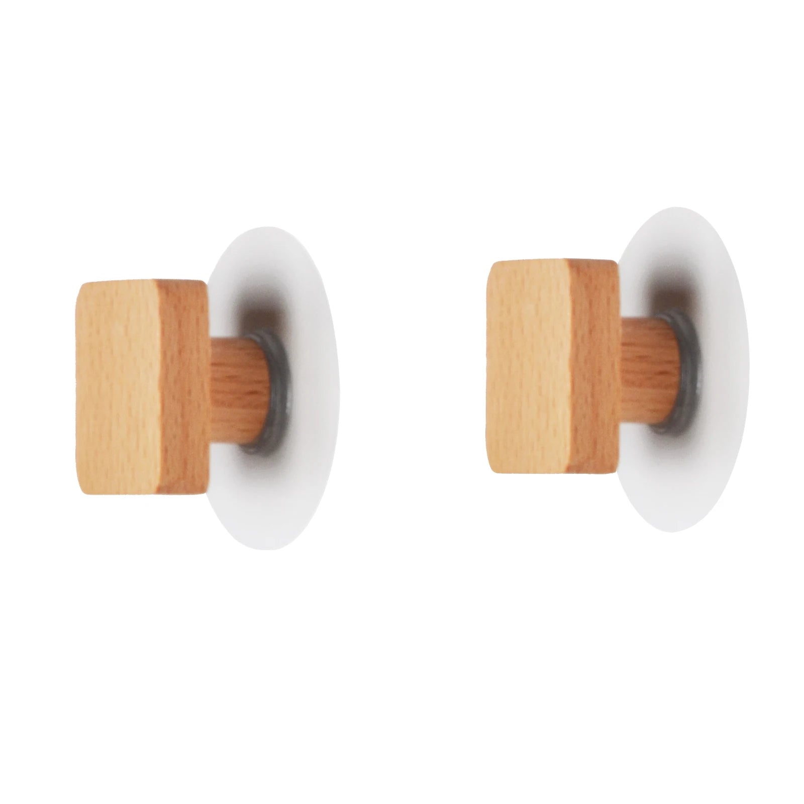 Geometric Wooden Wall Hook — Coat Peg for Clothes, Hats & Towels