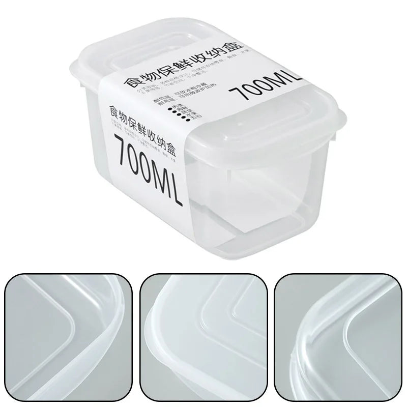 Refrigerator Frozen Meat & Food Fresh-Keeping Box — Portable, Microwave Safe
