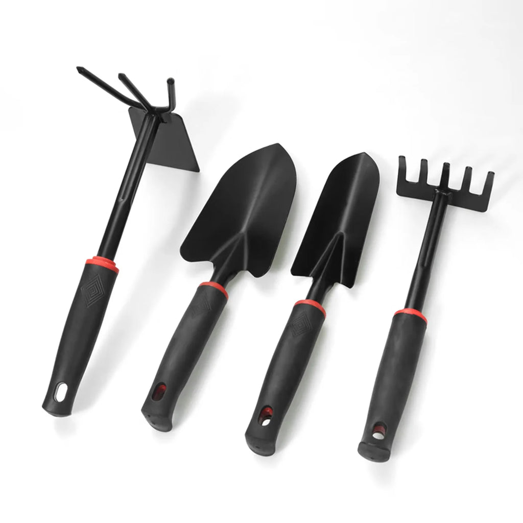 2-in-1 Heavy Duty Hoe & Shovel Garden Tool Set – Iron Digging & Weeding Tools for Balcony & Garden