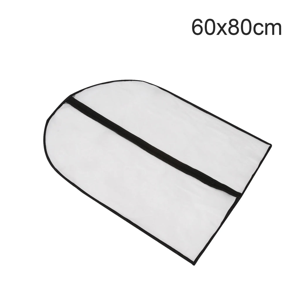 Transparent PEVA Dustproof Garment Bags — Pack of 5