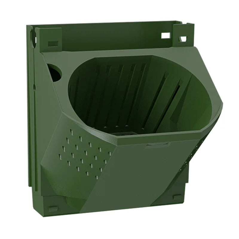 Vertical Wall Planting Box – Mounted Composite Plastic Flower Pot for Green Walls