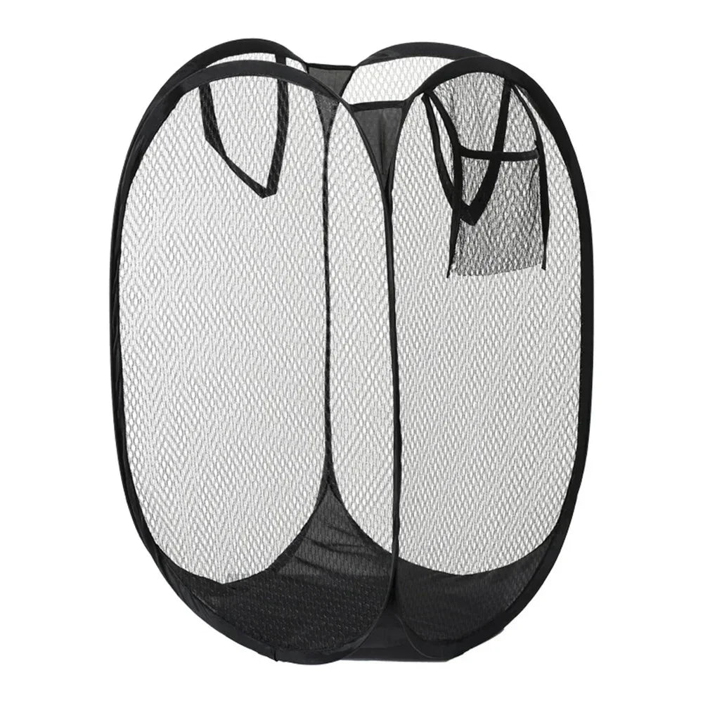 Foldable Mesh Laundry Basket — Ventilated & Portable