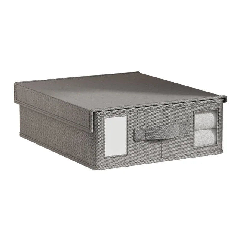 Non-Woven Bed Sheet & Blanket Storage Box with Lid