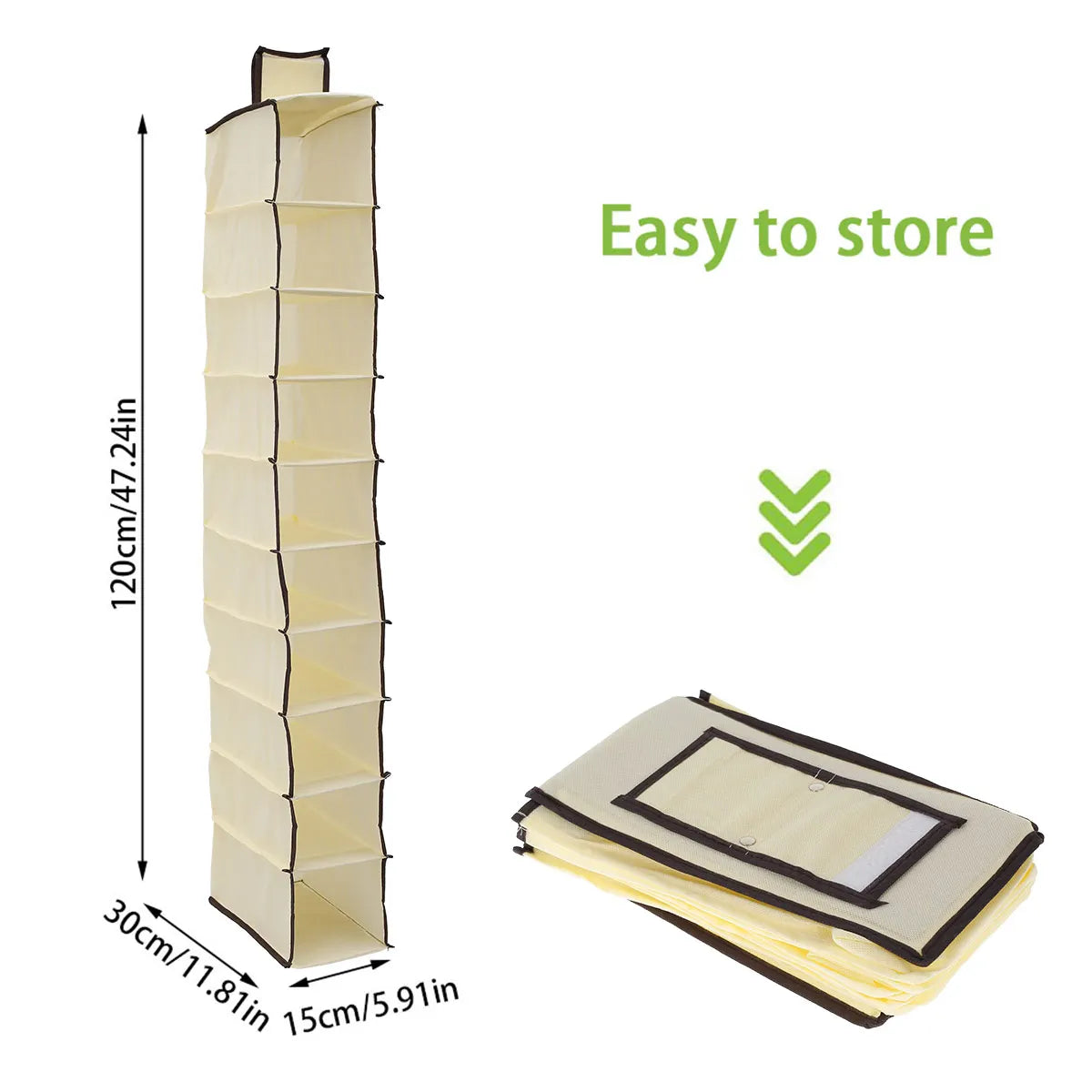 Foldable Hanging Shoe Organizer