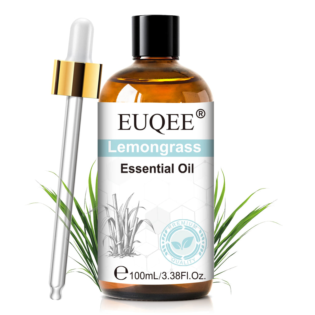 EUQEE 100ml Pure Essential Oil — Vanilla, Lavender, Cinnamon or Lemon — Diffuser & Candle Making