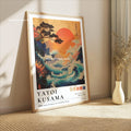 Japanese Wall Art Canvas Prints — Coral Reef, Mushrooms & Mount Fuji, Set of 1 or 3
