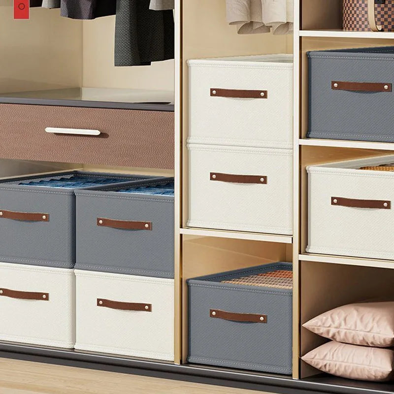 Open-Top Oxford Fabric Storage Box — Bedroom Organizer