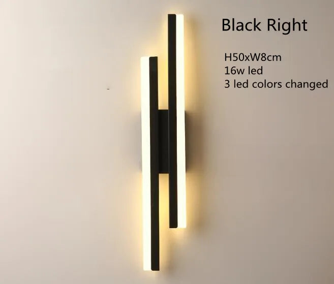 Copper Line Acrylic Wall Sconce — Dimmable, 3 Colour Temperatures