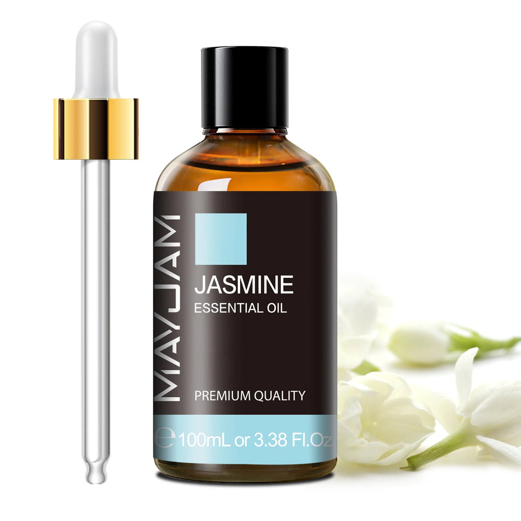 MAYJAM 100ml Pure Plant Essential Oil — Mint, Bergamot, Patchouli, Lemongrass & More