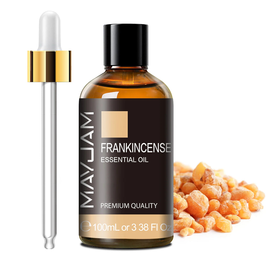 MAYJAM 100ml Pure Plant Essential Oil — Mint, Bergamot, Patchouli, Lemongrass & More