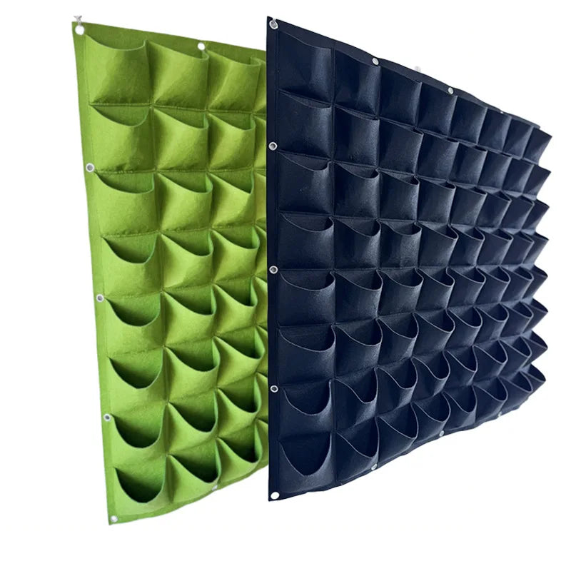 Wall Hanging Pocket Grow Bags – Vertical Garden Felt Planter for Indoor & Outdoor