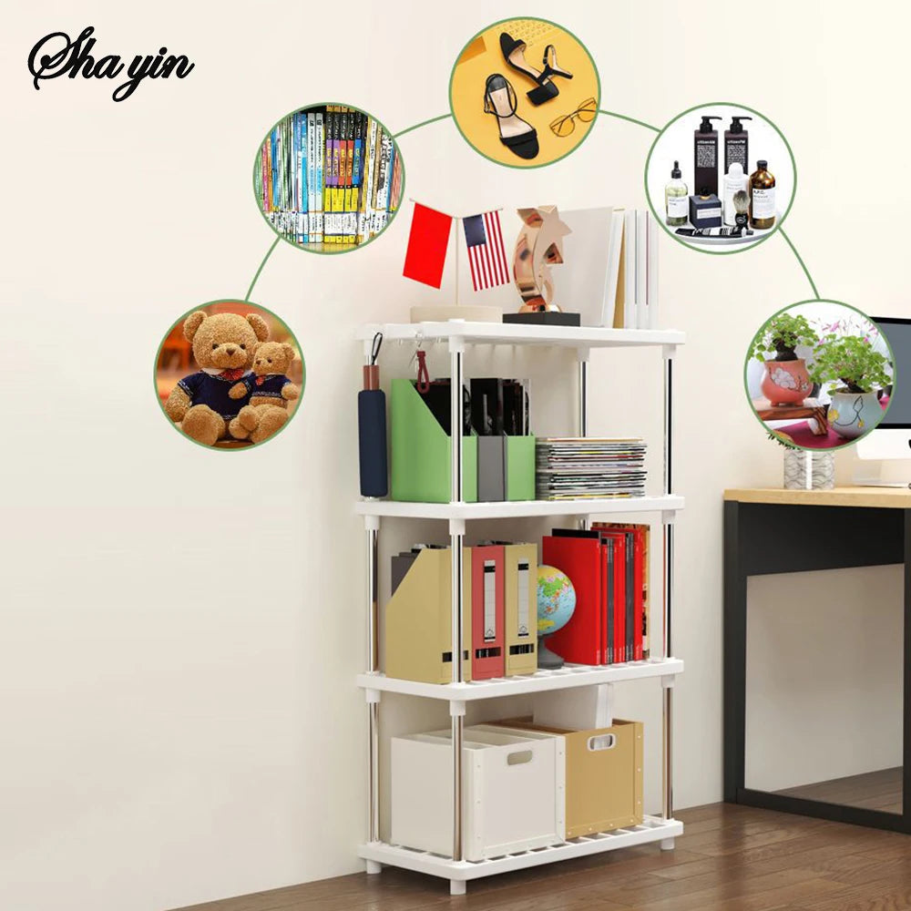 Multi-Level Floor Storage Rack — Kitchen, Bathroom & Living Room